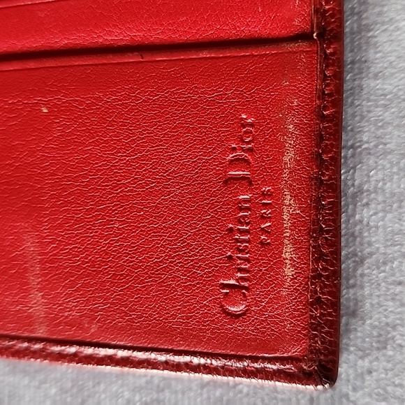 Christian Dior Reggae "2" Brown Yellow Red Green Compact Double Snap Wallet - Picture 6 of 9